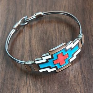 Metal/Enamel Bracelet